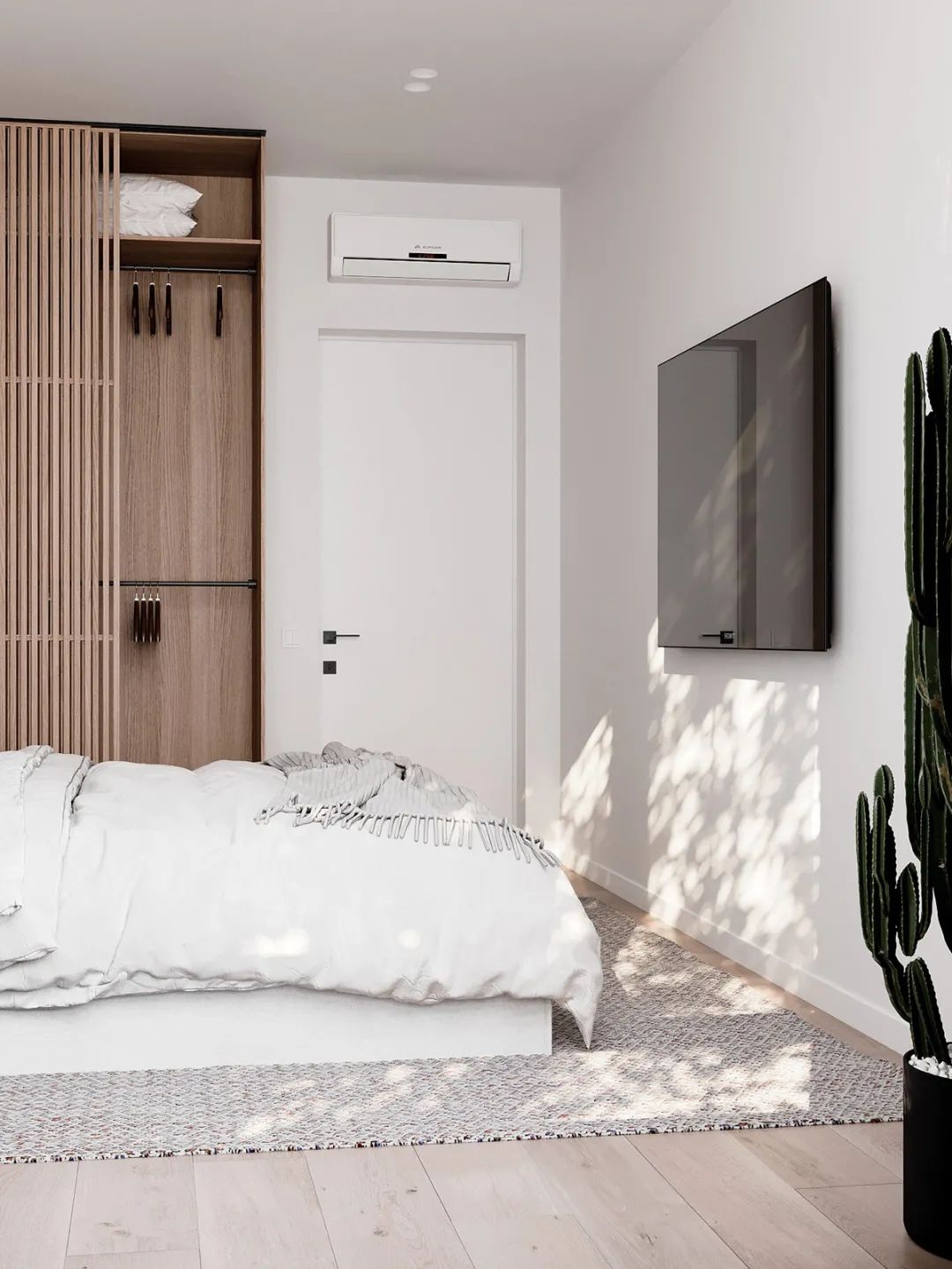 |要说治愈,66m2满是「森系」一人居,每个空间还不浪费!