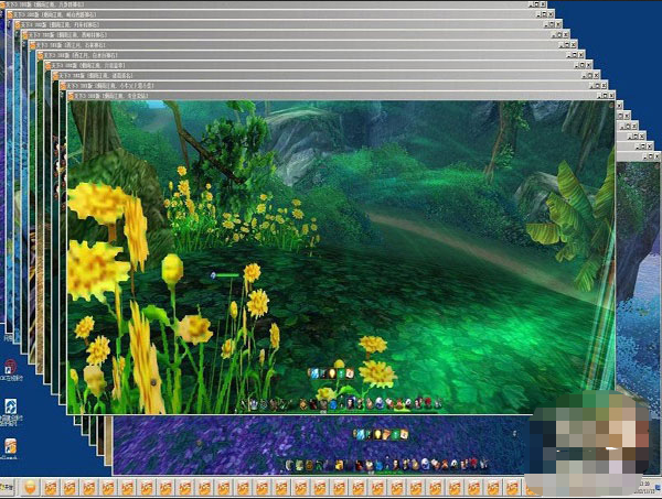 天下3|游戏史上最离谱指挥,单人12开打造卫星定位,实时监控整个战场