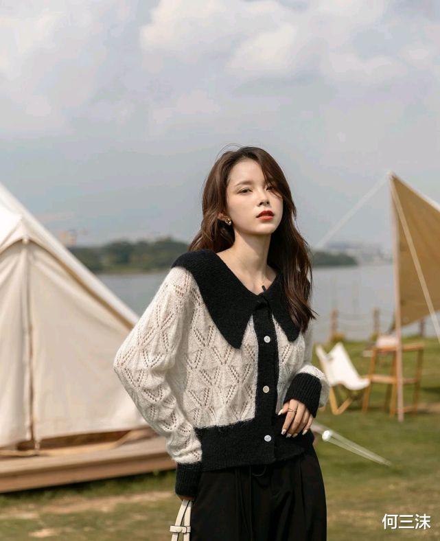 何三沫|干干净净的穿搭确实很不错,不仅清新优雅,还很减龄