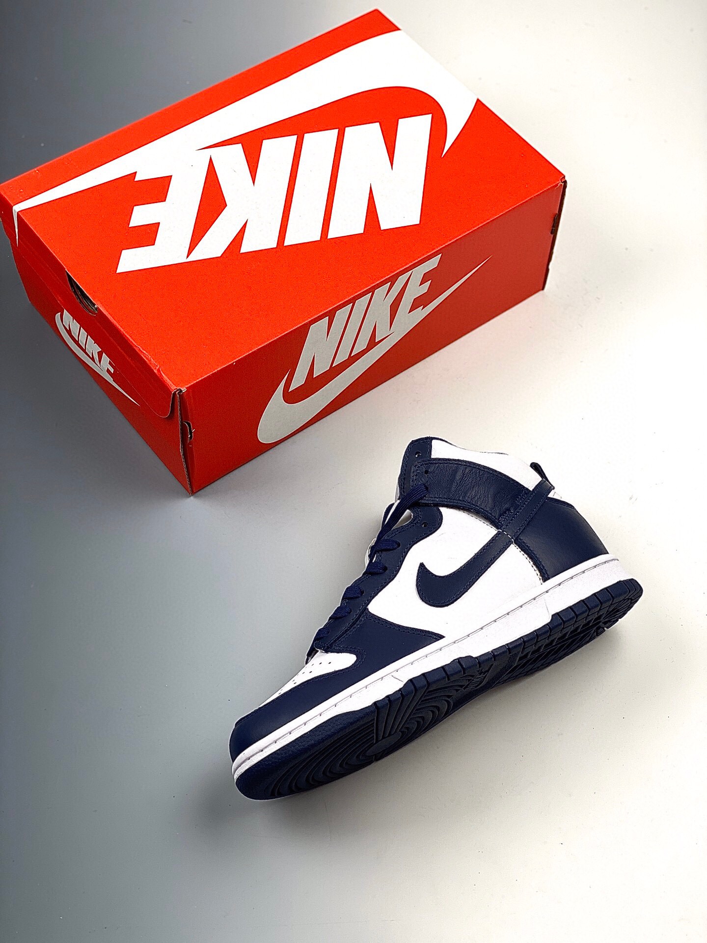 莆田鞋匠|Nike SB Dunk High Midnight Navy午夜蓝