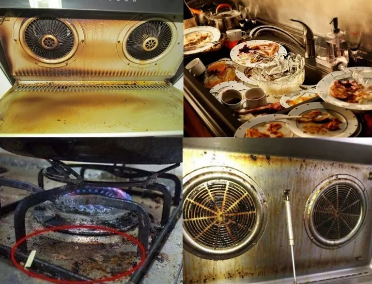 小姨来家两天，厨房的油污全不见了，干净整洁又实用，分享给大家