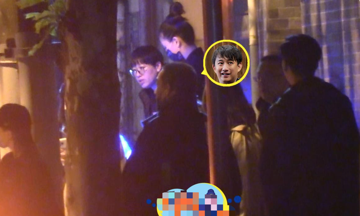 何炅|何炅与黄磊深夜聚餐，凌晨离开获年轻男子陪送，拉扯寒暄显不舍