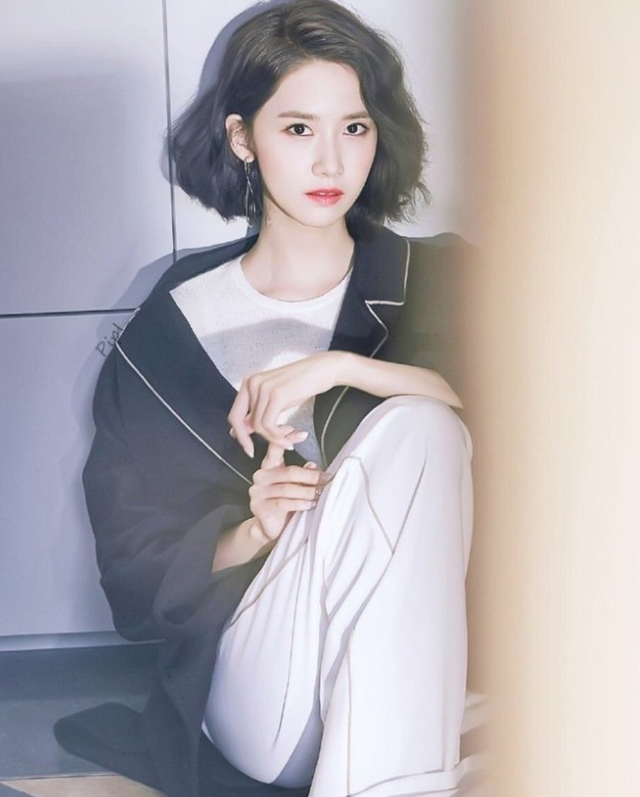 林允儿|林允儿的短发简直是颜值巅峰呀，可盐可甜，网友：第一眼就爱上了