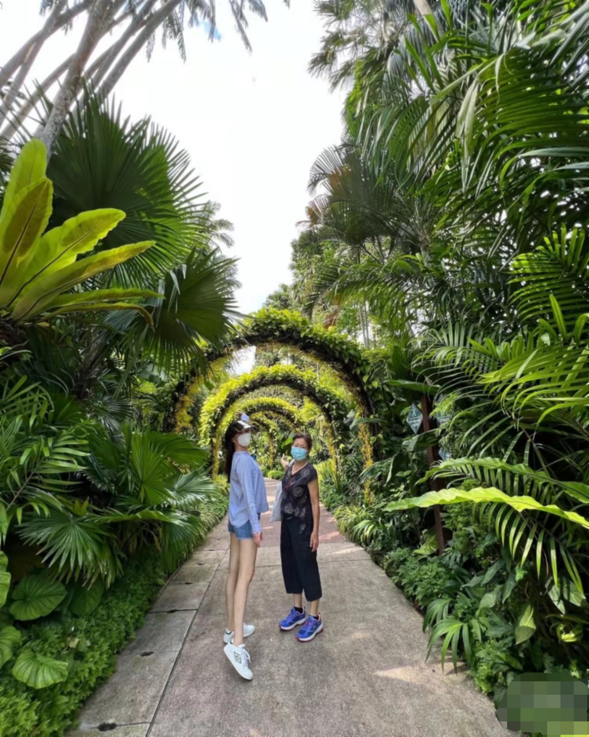 范文芳|50岁范文芳晒与儿子亲密合影！穿短裙秀白细长腿，皮肤紧致似少女