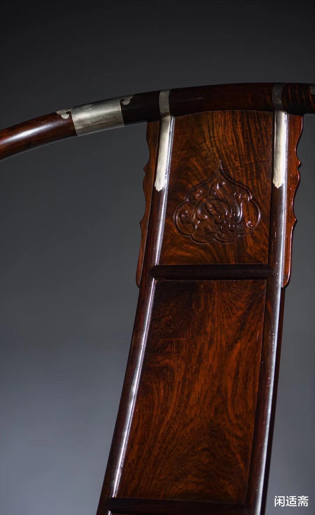 玩偶|典藏器型,螭龙纹交椅,黄花梨家具