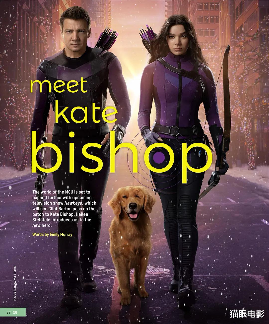 鹰眼|漫威新剧举行伦敦放映会，两位鹰眼同框，网友：两条皮克斯画的腿