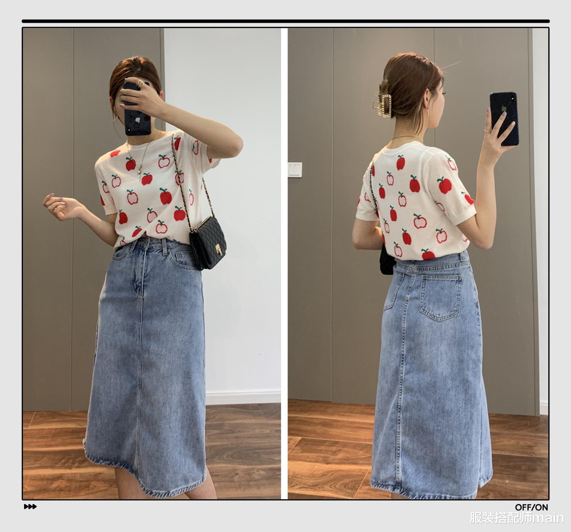 服装搭配师main|你的早秋衣橱必须要有一件针织短袖!比T恤时髦,比外套凉快