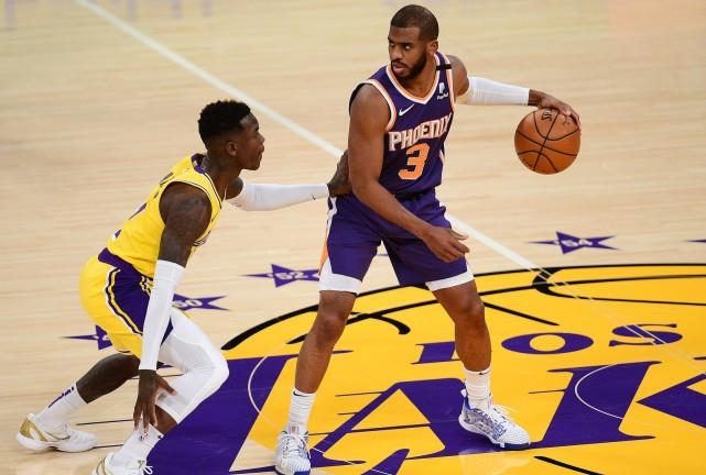 克里斯·保罗|再战第4回合！湖人难敌太阳！保罗强势回击！布克与艾顿更加稳重！