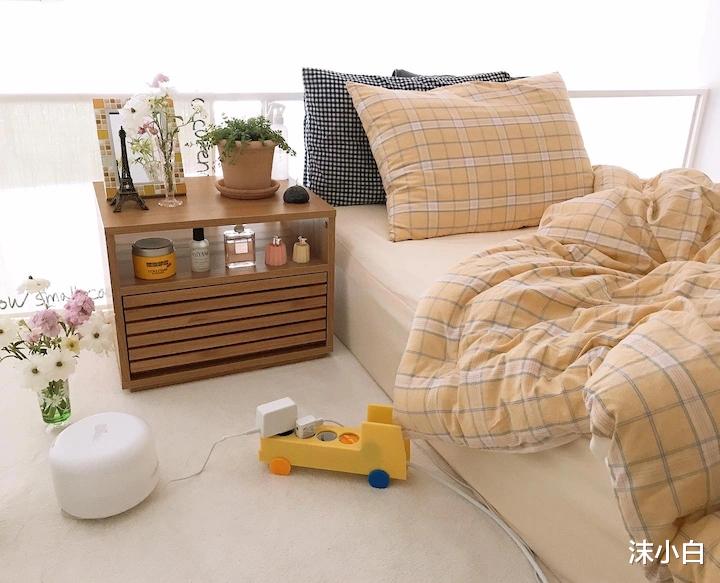 loft|单身姑娘的33平loft，想用白色木质做现代风，却成了韩式小清新！
