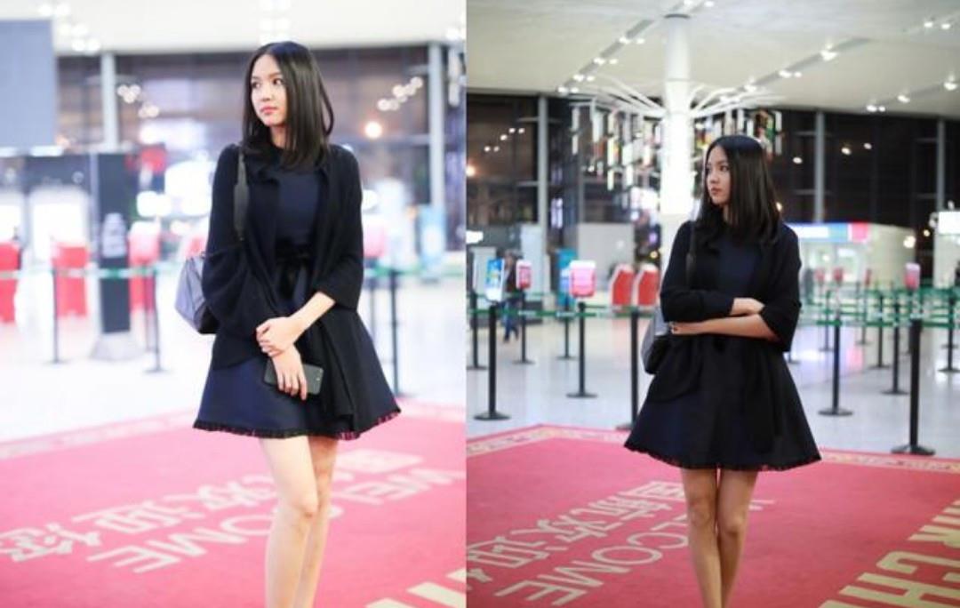 张卫健|张梓琳穿短裙出镜还嫌不够，侧面还做镂空设计，身材也太有料了