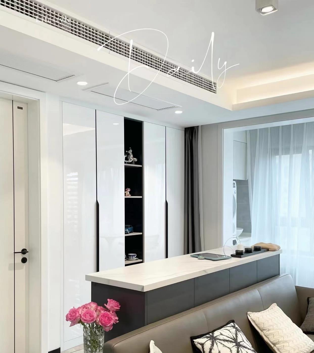 女主115㎡新家,巧用黑白灰色系,装出自己“理想家”的样子