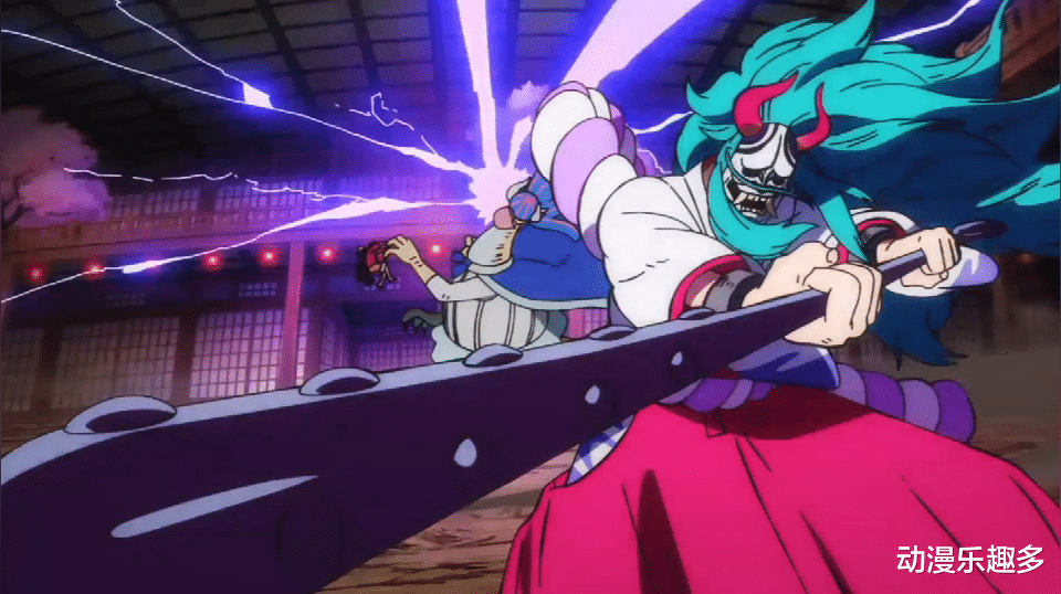 路飞|润媞兽形态辣眼睛，大和雷鸣八卦威力如何？路飞看傻了