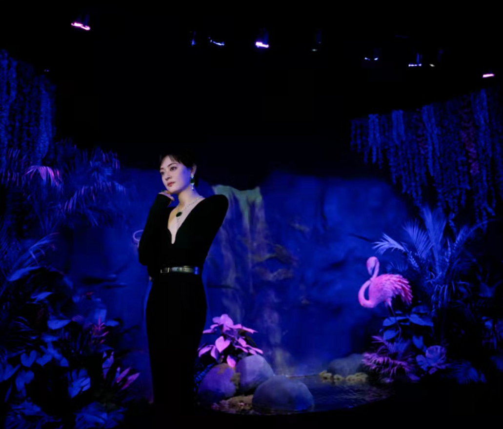 孙俪|孙俪一洗前耻新造型封神！穿深v黑礼服雍容大气变甄嬛，颜值开挂