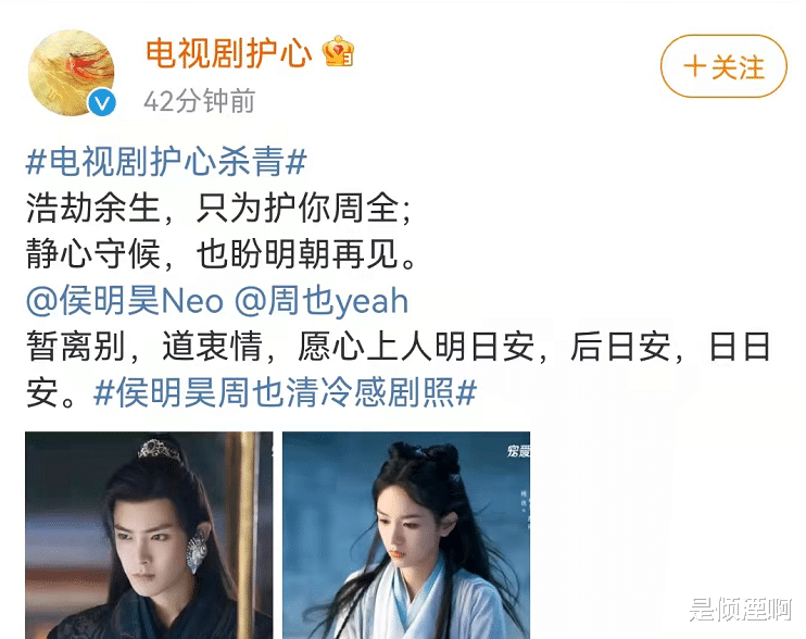 杨芸晴|《护心》官宣杀青,周也红衣战损妆梦回顾湘,配角个个藏龙卧虎!