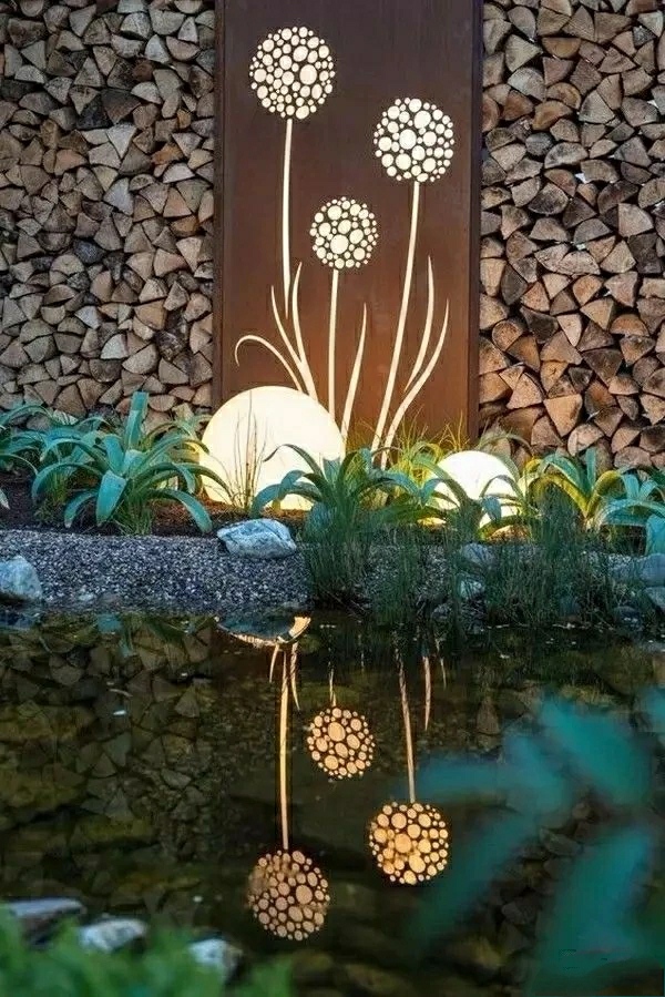 |耐候钢在庭院景观中的应用