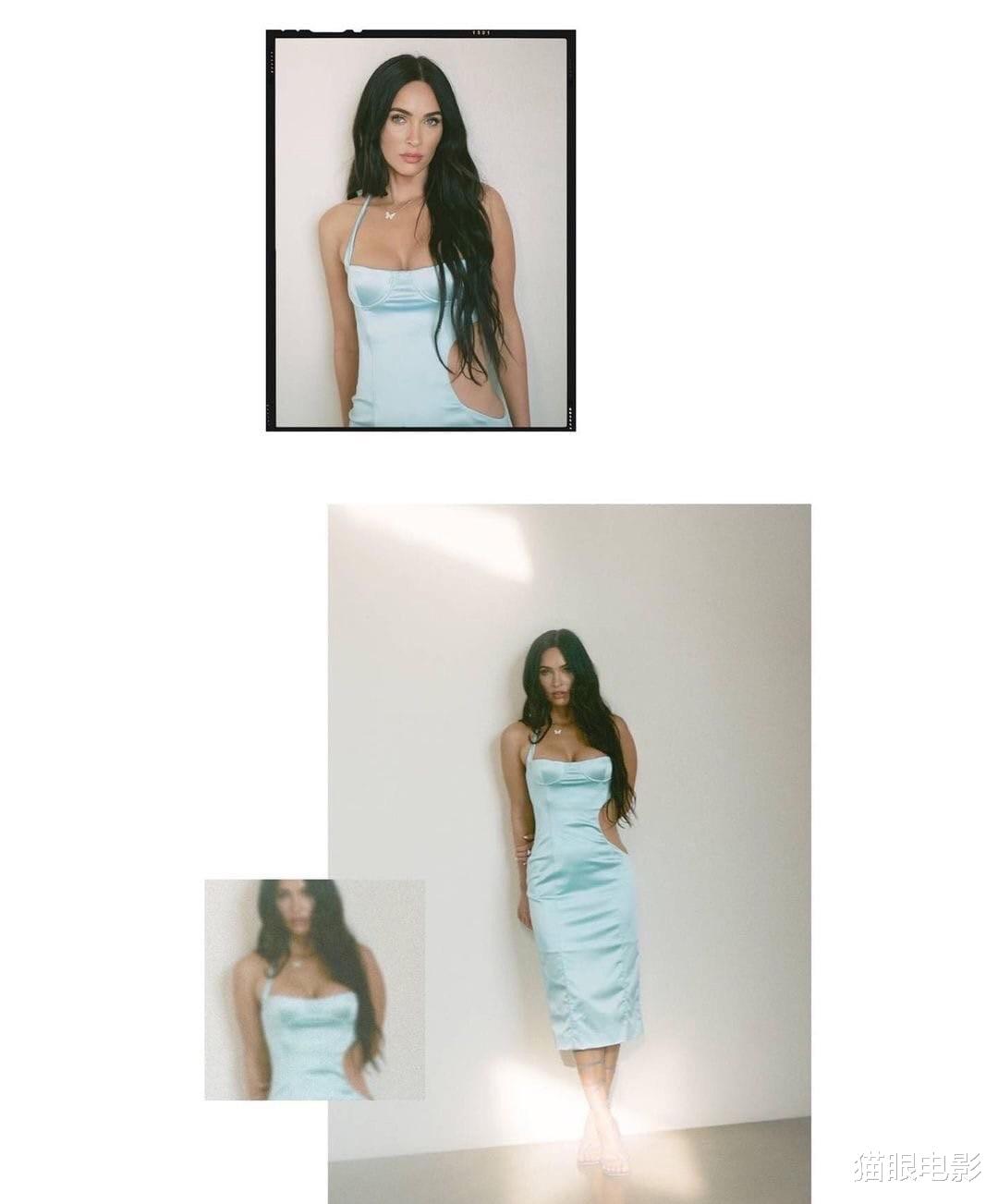 马甲线|35岁梅根福克斯大秀马甲线，丰满曲线太撩人，看不出已是仨娃妈