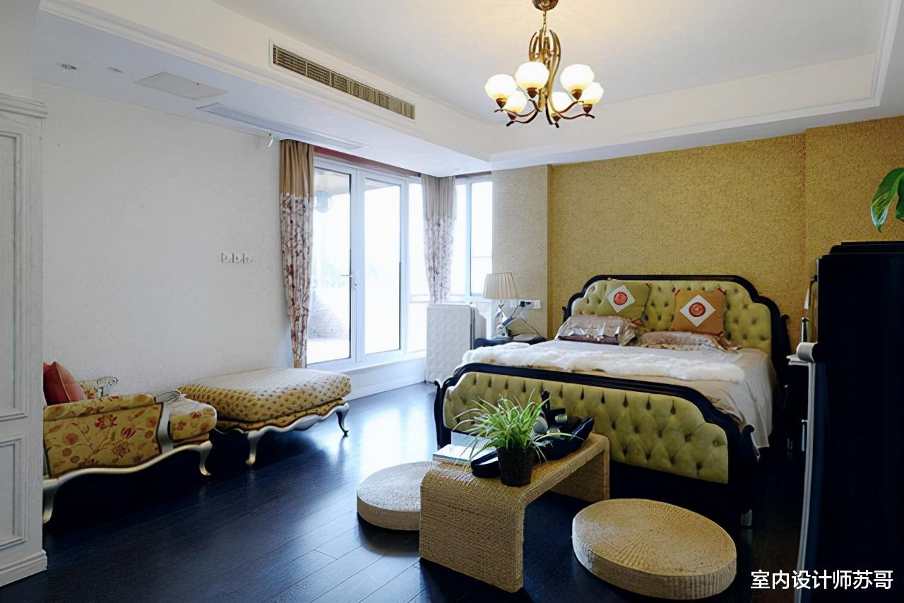 美式别墅的独特韵味,客厅没有电视也很美,所有的等待都值得