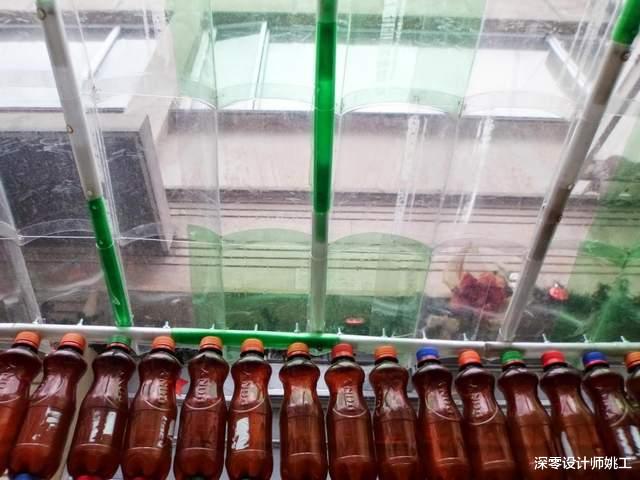 |又是什么奇奇怪怪的想法，塑料瓶插木板上，不耗电让室内下降5℃