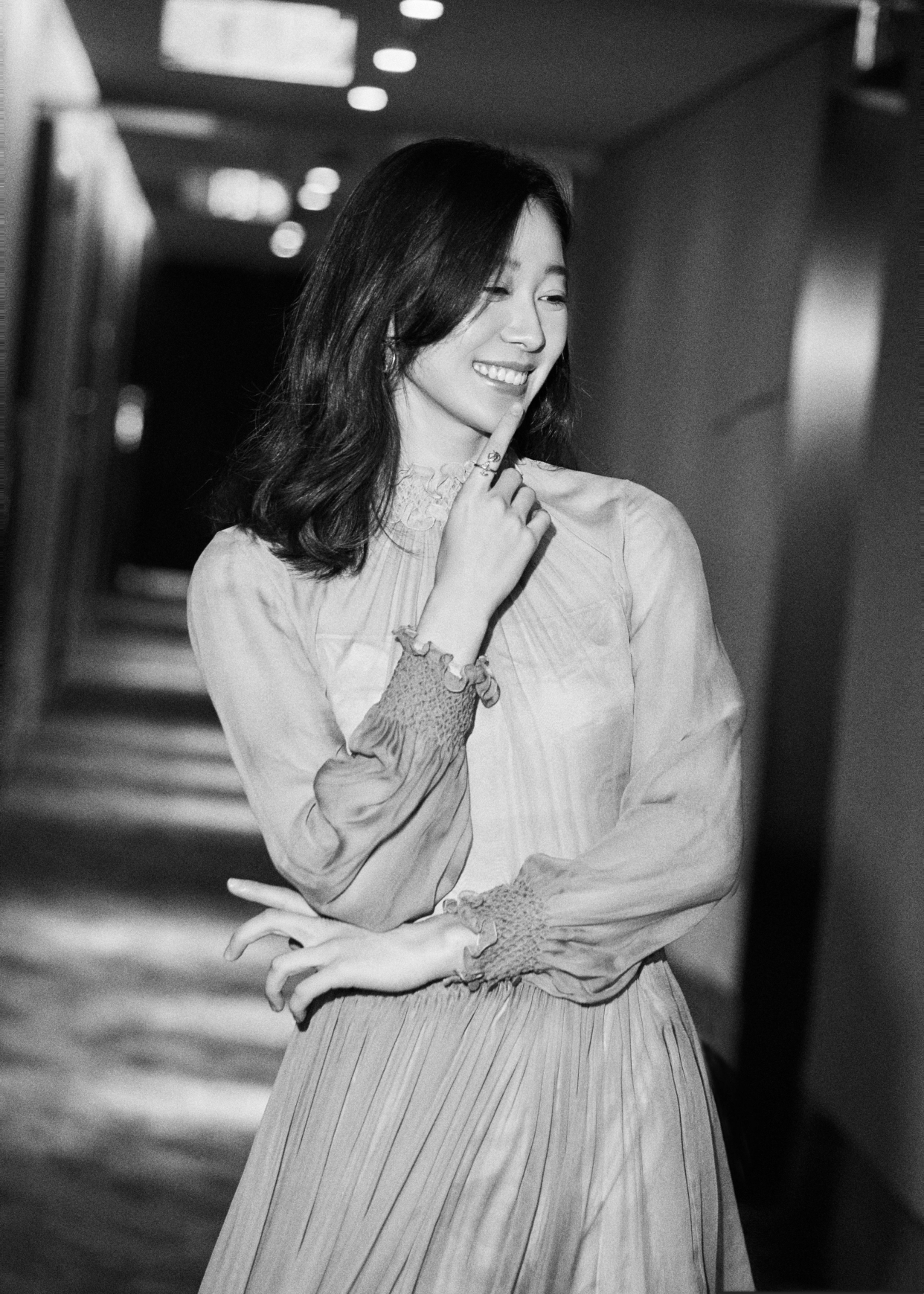 哚乐Like时尚 “击剑女神”孙一文太美了，身着烟粉仙女裙高贵典雅，好令人心动