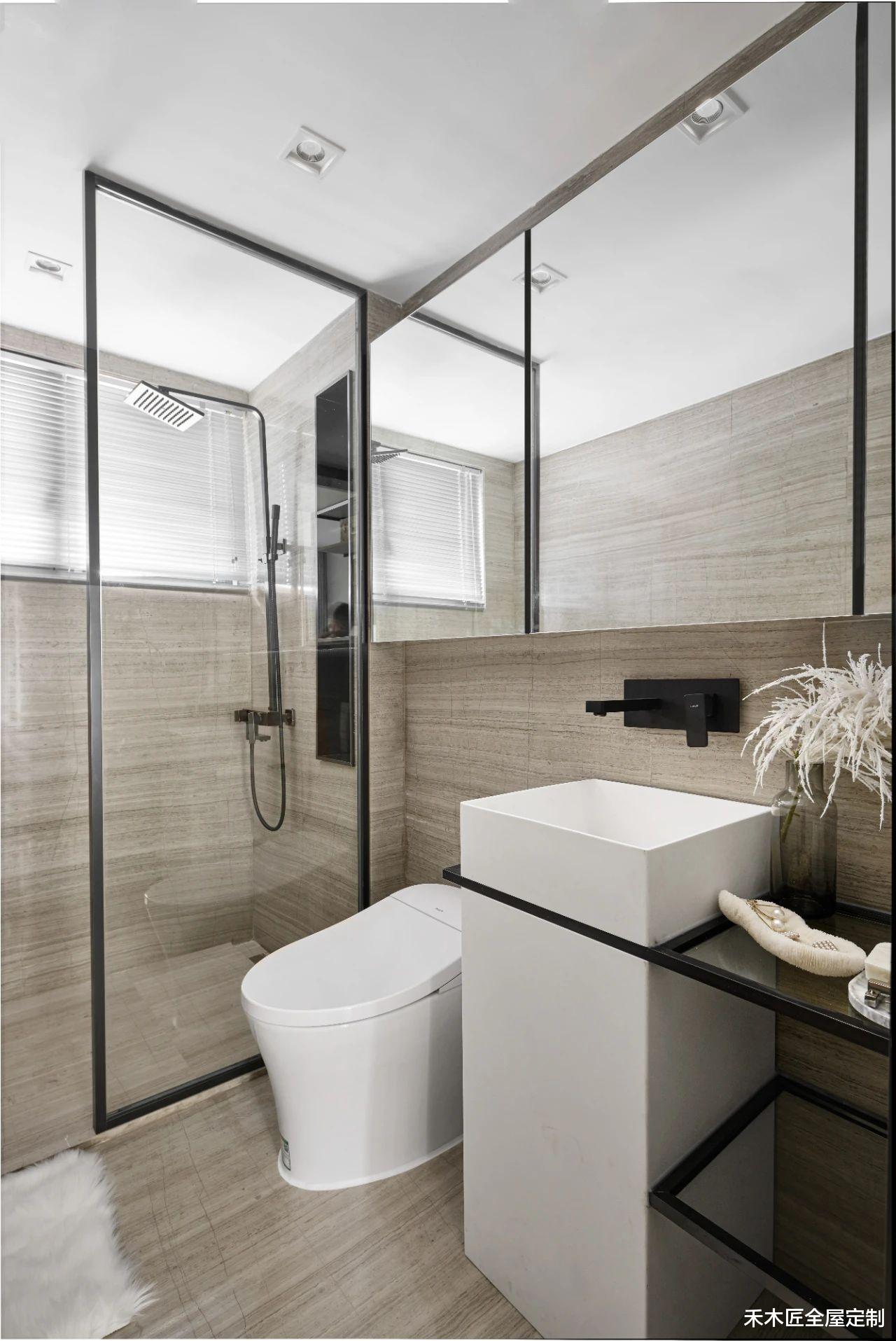 137㎡现代三居，横厅大气自然，简约格调满满高级感！