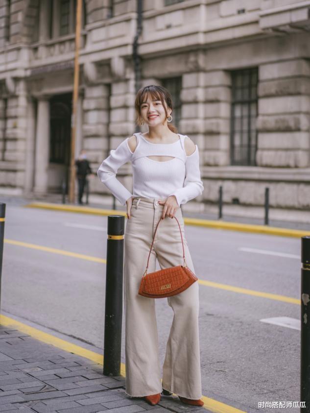 时尚搭配师瓜瓜 “拖地裤”能有多好穿?看王子文就知道了,这样穿时髦显高显腿长