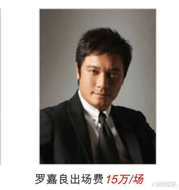 TVB|7位TVB一哥出场费：汤镇业6万，黎耀祥15万，吕良伟居然最高