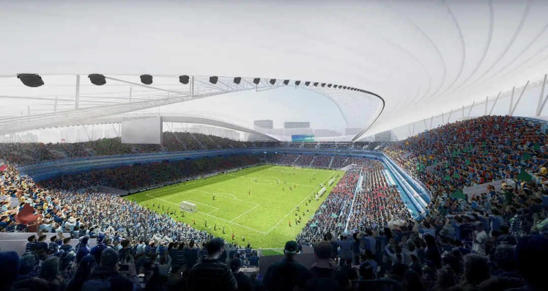 记筑 青岛市城阳区亚洲杯足球比赛场地方案设计