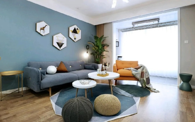 老年小妙招|132平北欧风三居室，教科书级别的收纳美观大方