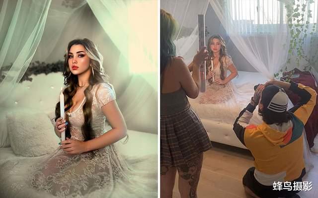 60张拍摄花絮的对比照，摄影师=魔术师？路边野草都拍得这么美