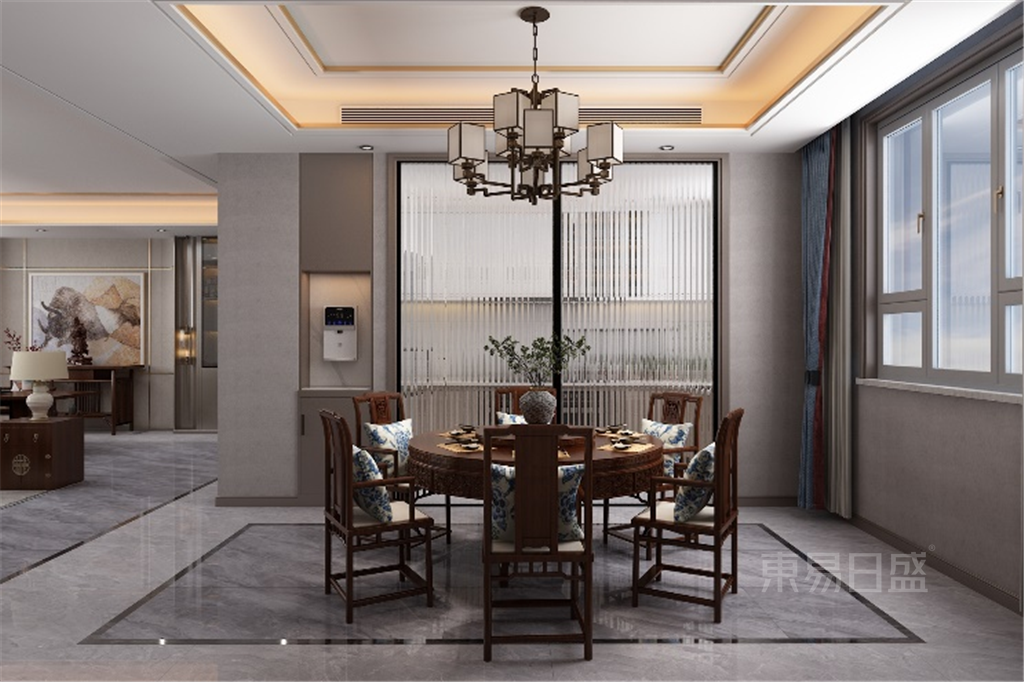 152㎡新中式风格,尽享安闲之美