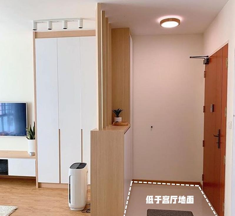 机智！就算只有1㎡，也要在入户挤出落尘区，入住就知道好在哪了