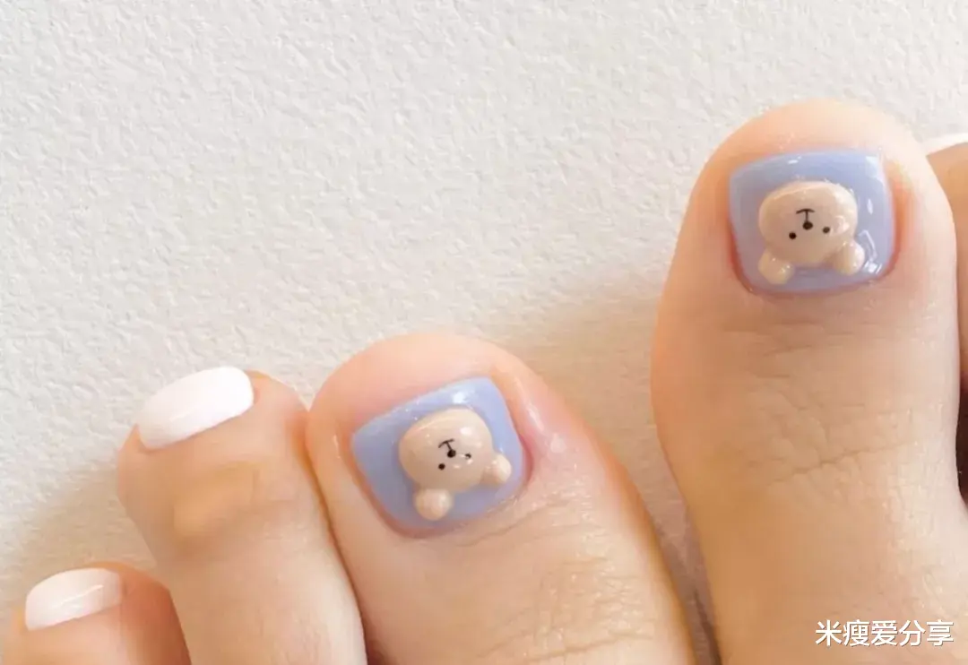 美甲|减龄又可爱的童趣美甲，彩色卡通手绘，真是小仙女的心头好