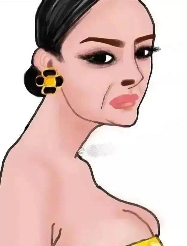 杨幂|杨幂明明是个大美女，怎么可以画出来那么难看