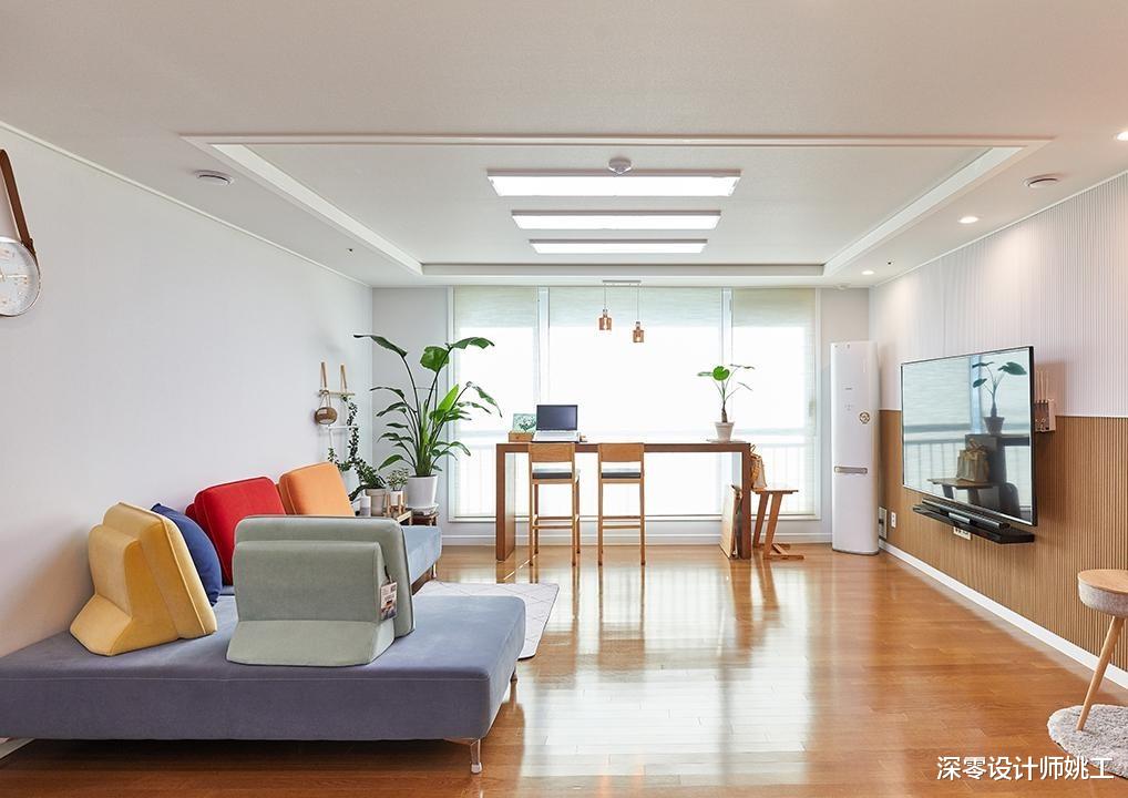 |论精致，国内的确比不过韩国，仅靠简单家具，就让家美观实用兼具