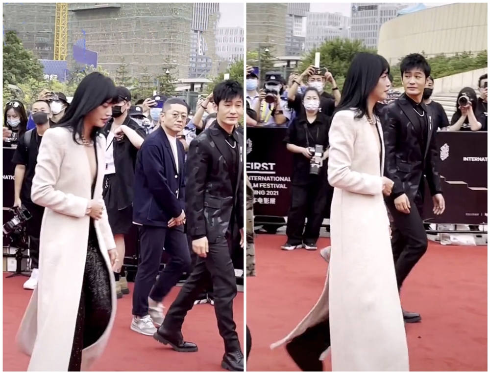 黄晓明|黄晓明和姚晨是商量好一起戴假发了么 你看这两人的造型太搞笑了