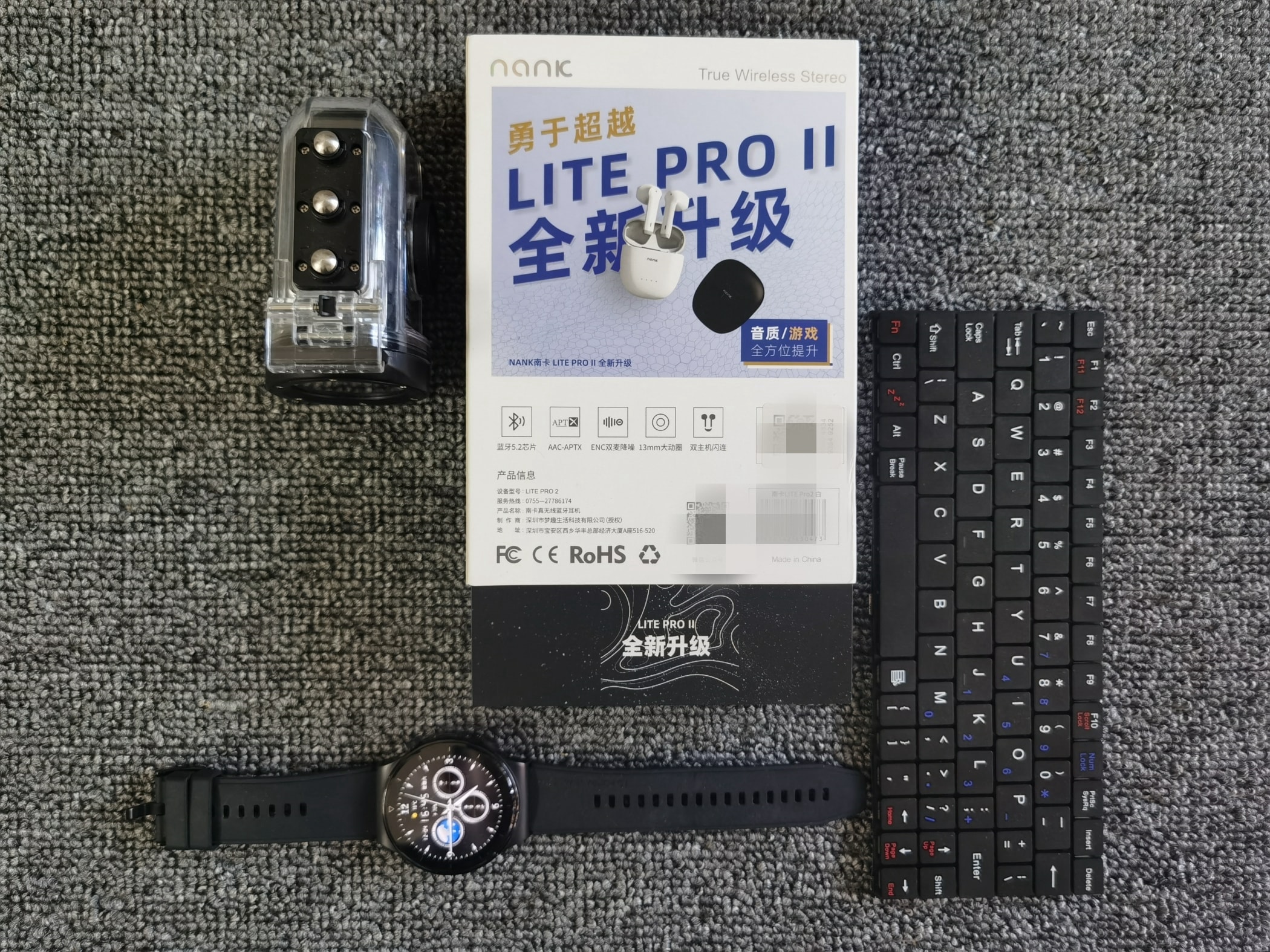 fx|运动降噪空间音效，这款半入耳蓝牙耳机还真有点料，开箱走起
