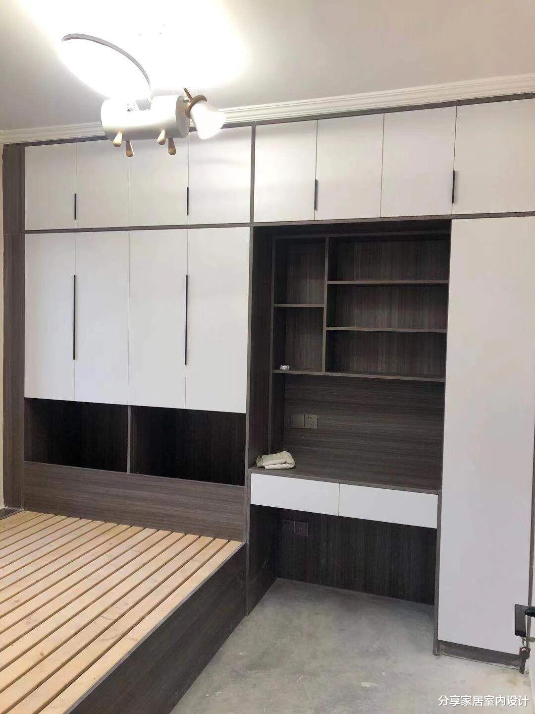 分享家居室内设计|她家新房硬装结束，嵌入式鞋柜很实用，悬空岩板电视墙太抢眼了！