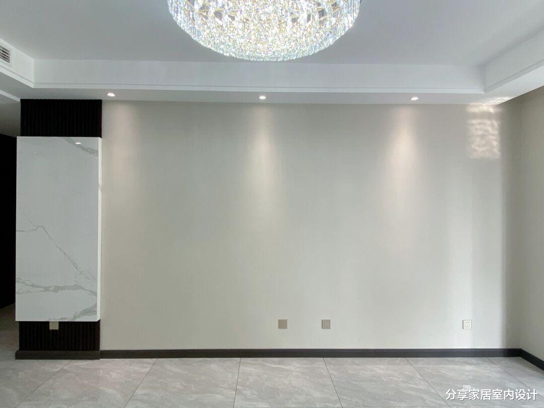 |辛苦五个月硬装完工，全屋简单装修，最满意大理石电视墙！