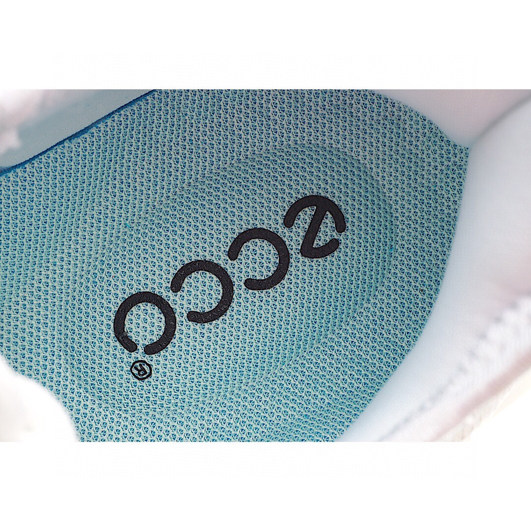 莆田鞋匠|ECCO爱步 丹麦新款 系列椰子老爹风轻便透气飞织面系带休闲百搭运动鞋