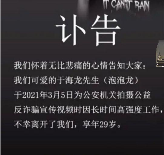 戏虹星 网传泡泡龙去世与黑斑有关，网友称其为“尸斑”，专业医生回应来