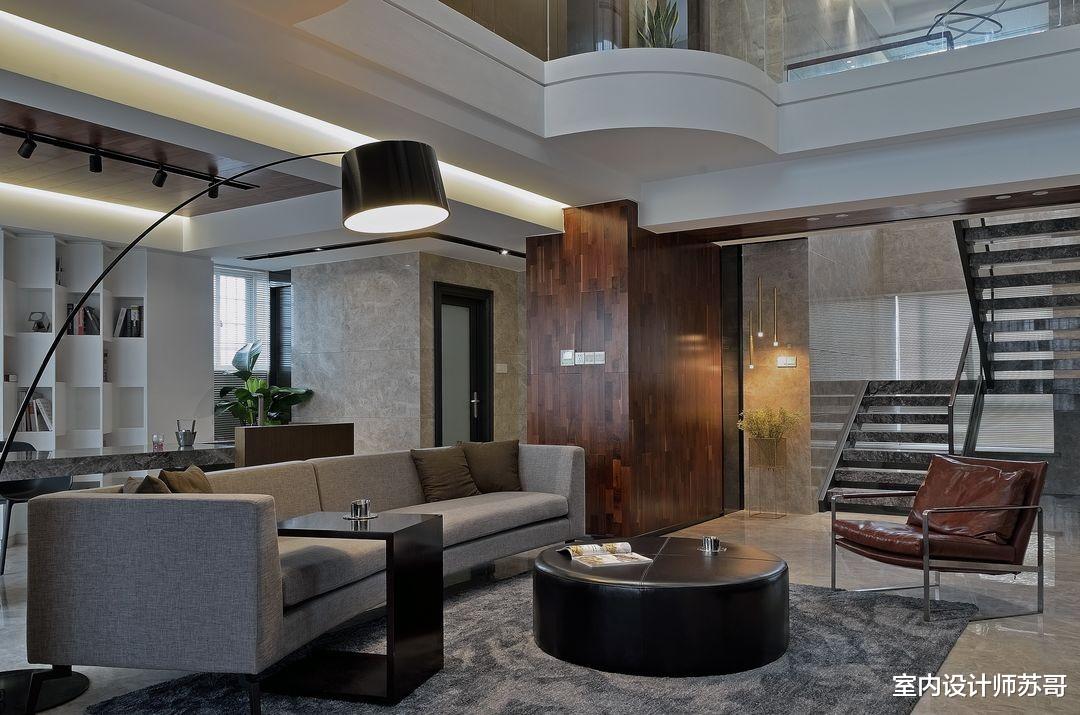 室内设计师苏哥|130平的复式住宅,实用而富有美感,书房的设计更是值得我们学习