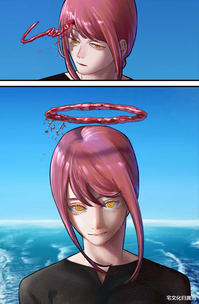 链锯人|又见神仙画画,国外粉丝自制《电锯人》上色版漫画