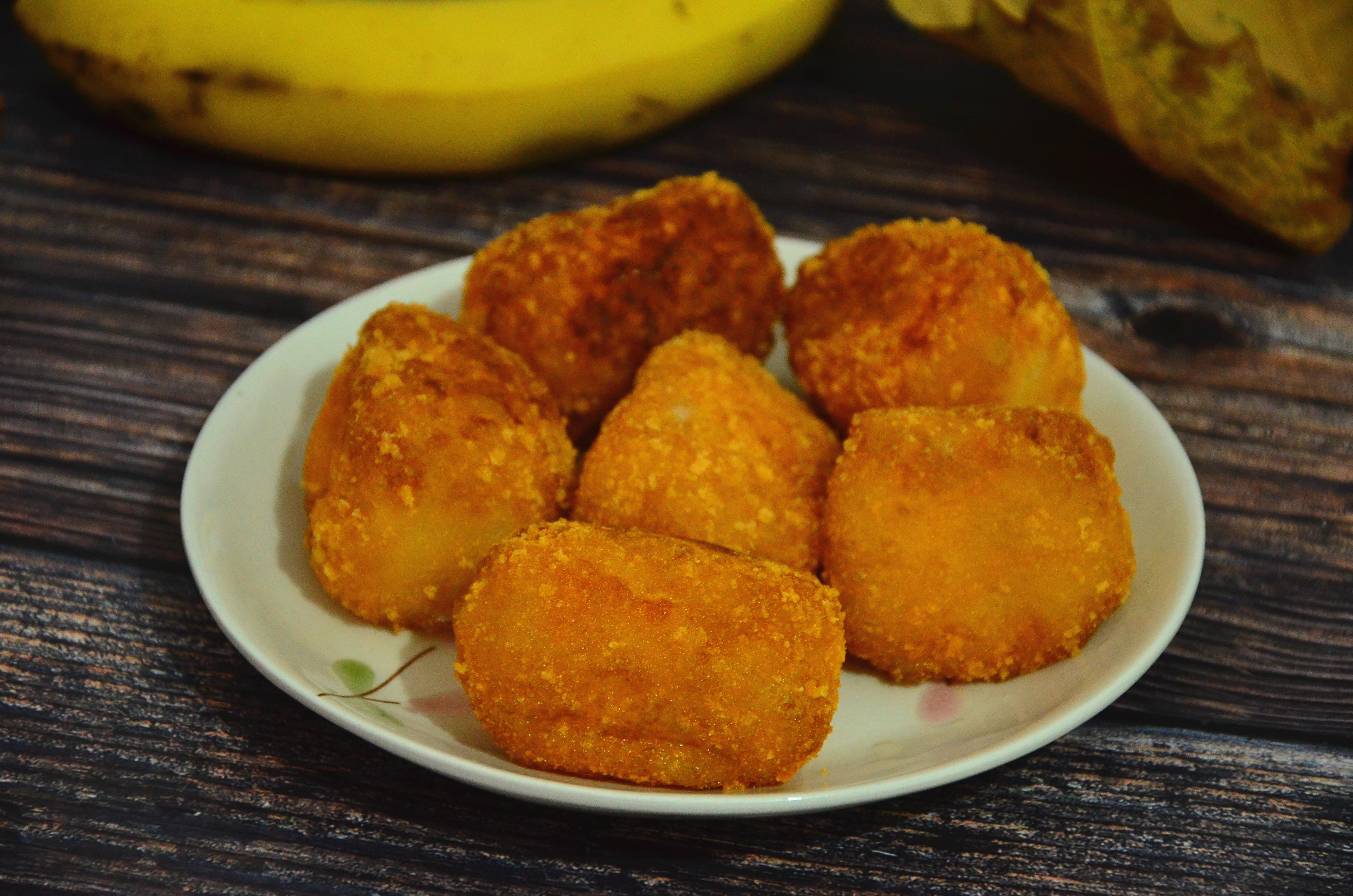 薯片|香甜软糯的香蕉糯米糍,做法简单,吃过的都赞不绝口