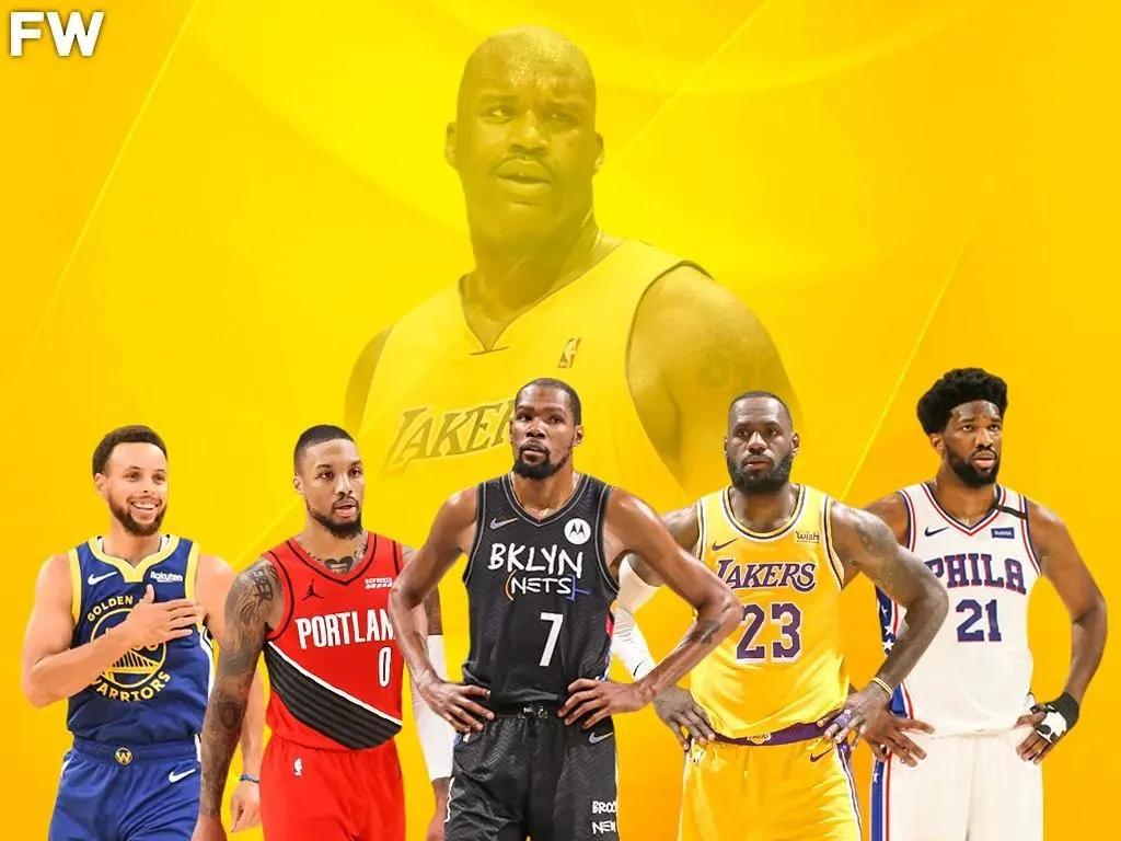 奧尼爾|奧尼爾選出現(xiàn)役五名最強(qiáng)球星加入他們組團(tuán)可沖82勝，哈登落選