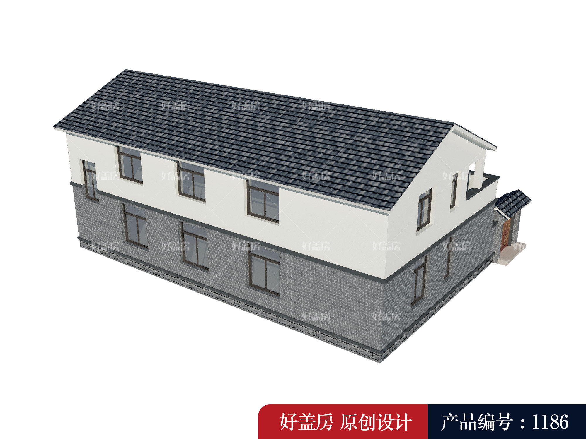 别墅|农村新中式二层别墅带小院