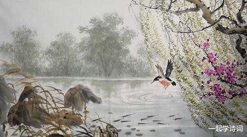 翡翠|任昱    清江引     积雨