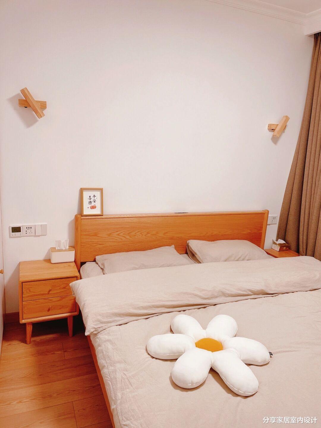 套内62平小三房,装修极简原木风,全屋温馨又自然,生活太幸福了