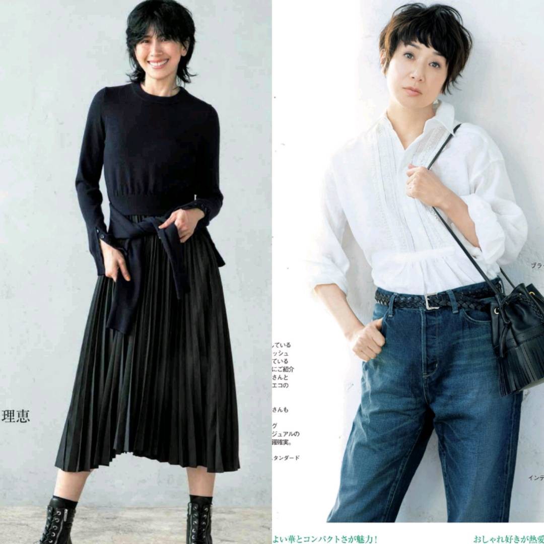静静时尚达人|秋天最火的是“上短下长”，get最优穿法，展现大龄女性气质