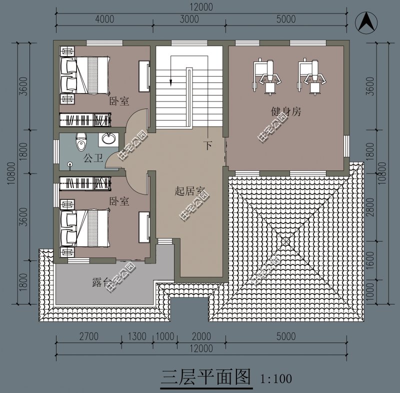 别墅|10套带健身房的农村别墅图纸，在家也能做运动，哪套更适合农村呢