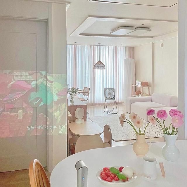 35岁韩国太太晒家居生活照:全屋布置得像电影般唯美,太治愈了!